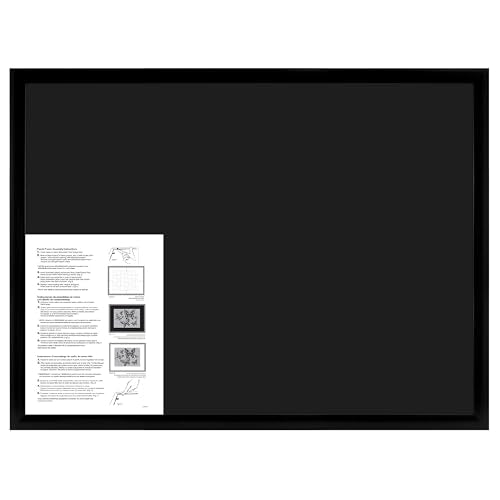 MCS Puzzle Frame, 20x27, Black, Wall-Mounted | Wall-Mounted Black Frame For Finished Puzzles, Preserves And Displays Completed Artwork