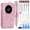 SAVILAND Nail Drill Professional 40000 RPM Cordless for Thick Acrylic Nails