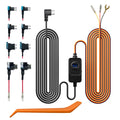 REDTIGER F7N Dash Cam Hardwire Kit USB C Port, Dashboard Camera Car Charger Cable Kit 12V- 24V to 5V w/Fuse Kit, Low Voltage Protection for Dash Cam Double-4 Fuses