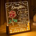 To My Daughter How Special You Are - Personalized LED Night Light Custom Gift from Mom