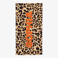 Custom Monogram Beach Towel - Personalized Name Pool Towel Summer Gift