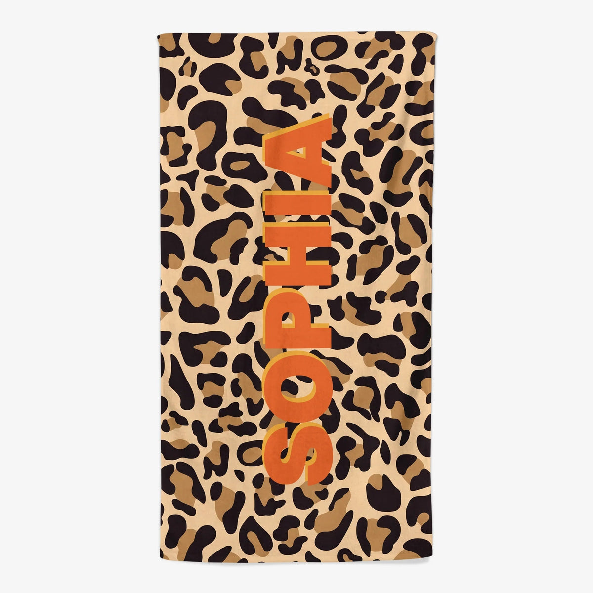 Custom Monogram Beach Towel - Personalized Name Pool Towel Summer Gift