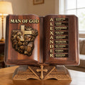 Man of God Protector Hero Personalized Acrylic Plaque - Custom Father's Day Gift for Husband Dad