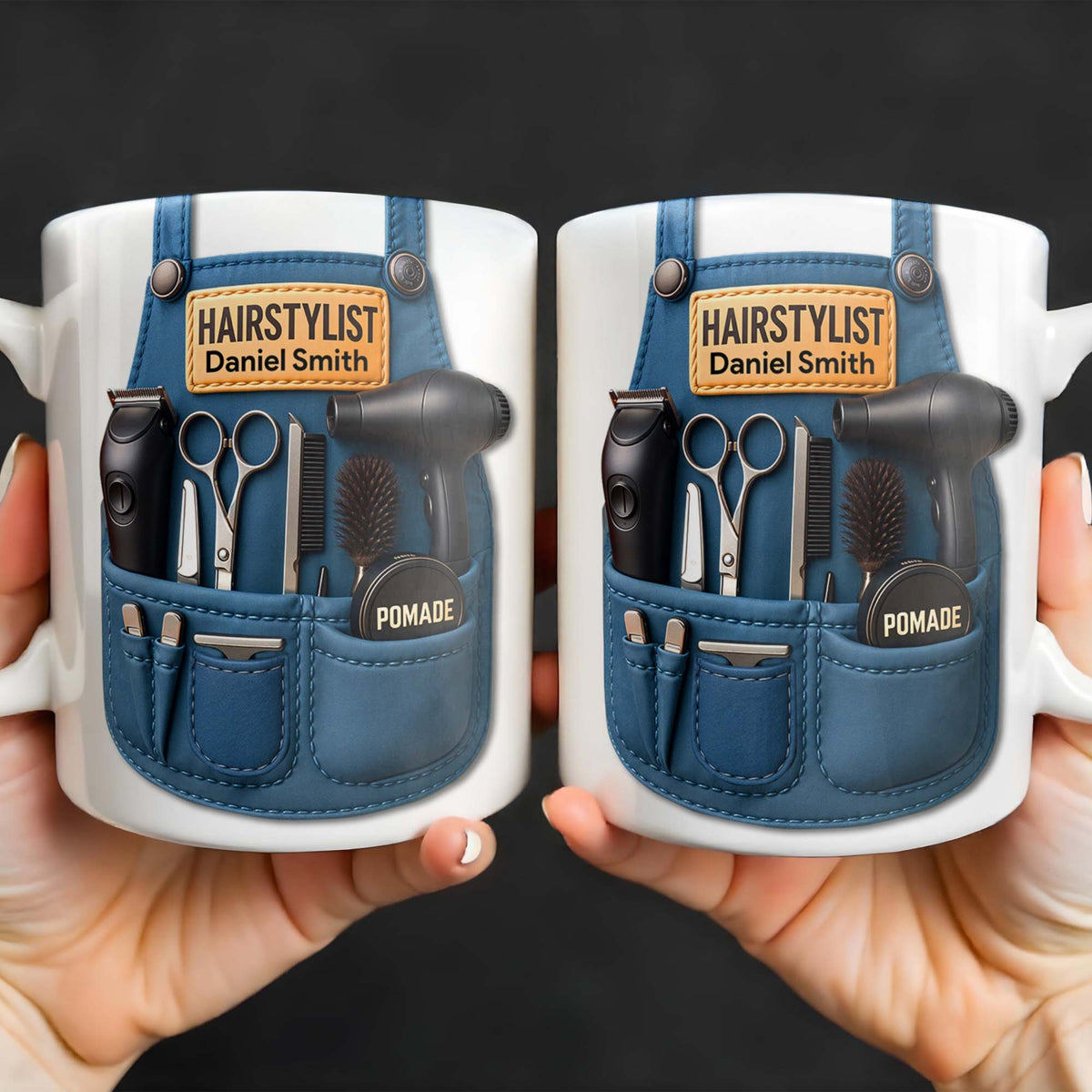 Personalized Hairstylist Mug - Custom Coffee Cup Gift for Barbers and Hairdressers