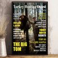 "Turkey Hunting Digest" Personalized Canvas / Poster - Custom Photo Hunting Magazine Cover Gift