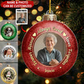 "Forever Missed Always Loved Never Forgotten" - Personalized Memorial Acrylic Ornament