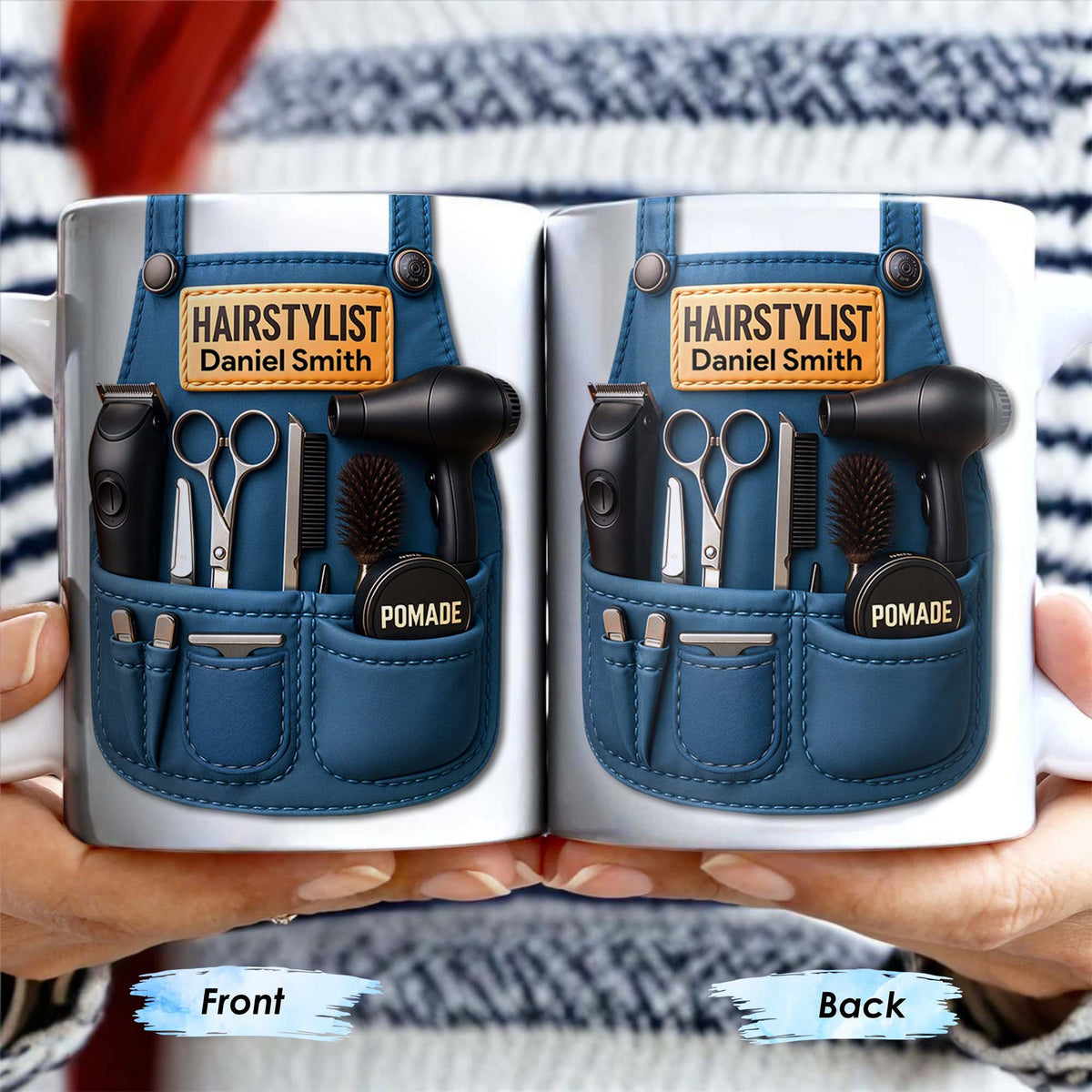 Personalized Hairstylist Mug - Custom Coffee Cup Gift for Barbers and Hairdressers