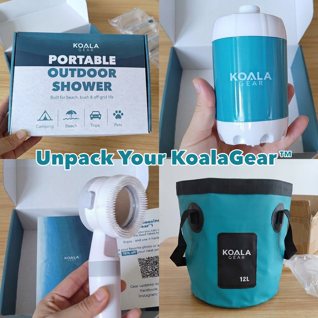 KoalaGear™ Portable Shower Kit